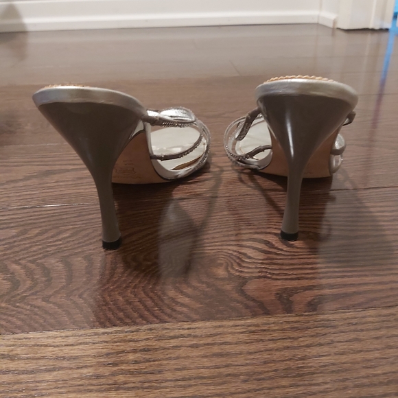 Nina silver and metallic high heels - Picture 3 of 5
